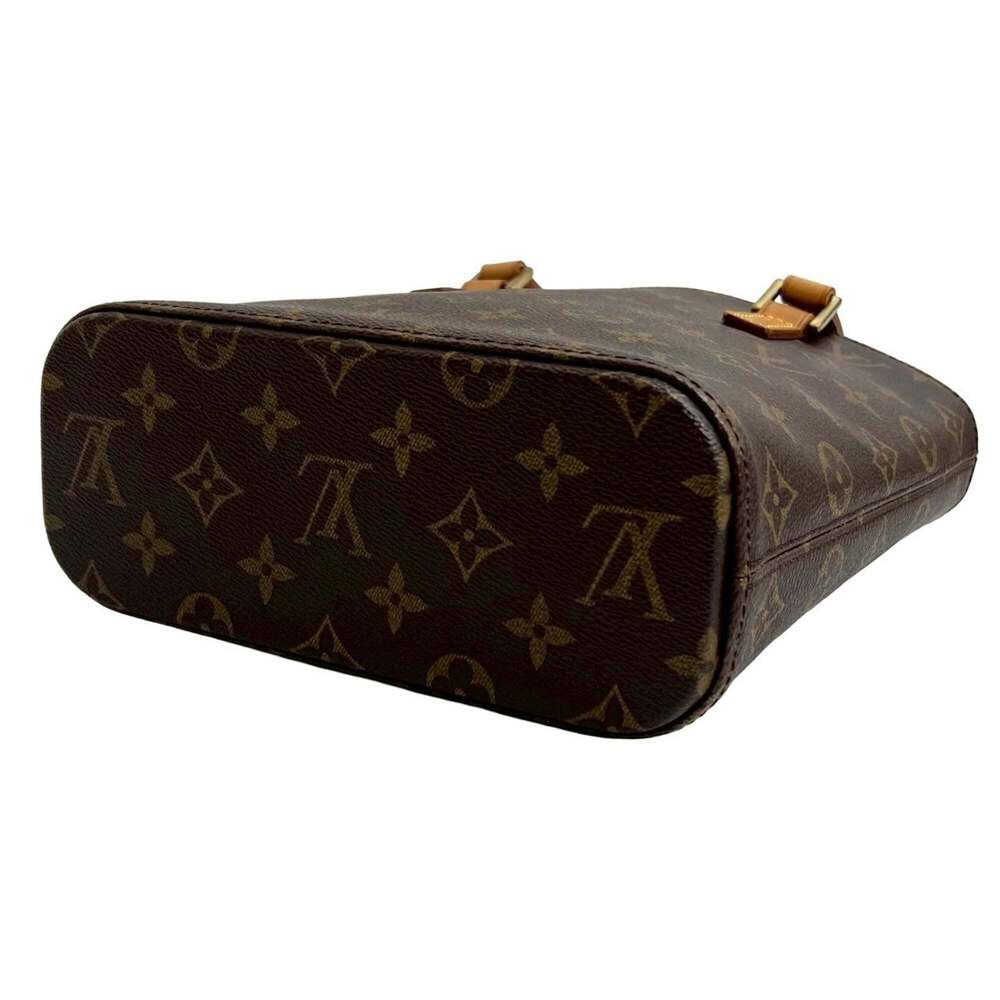 LOUIS VUITTON Authentic Brown Monogram Leather Tote Bag - Picture 8 of 10